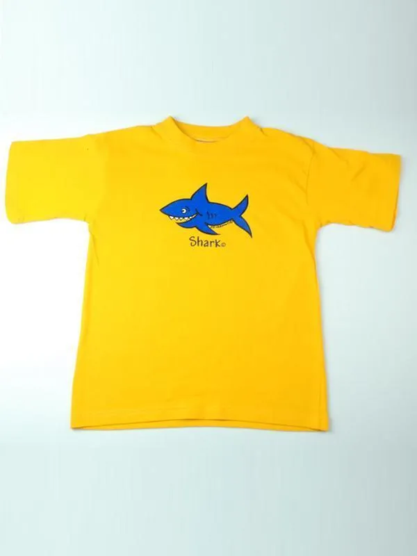 9062 Ozi Varmints Cotton Solid T-Shirt - Shark