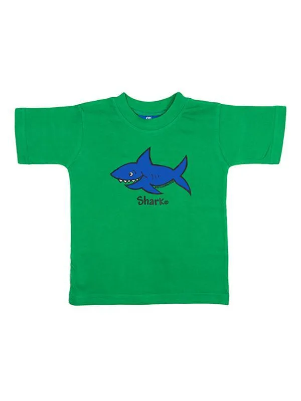 9062 Ozi Varmints Cotton Solid T-Shirt - Shark