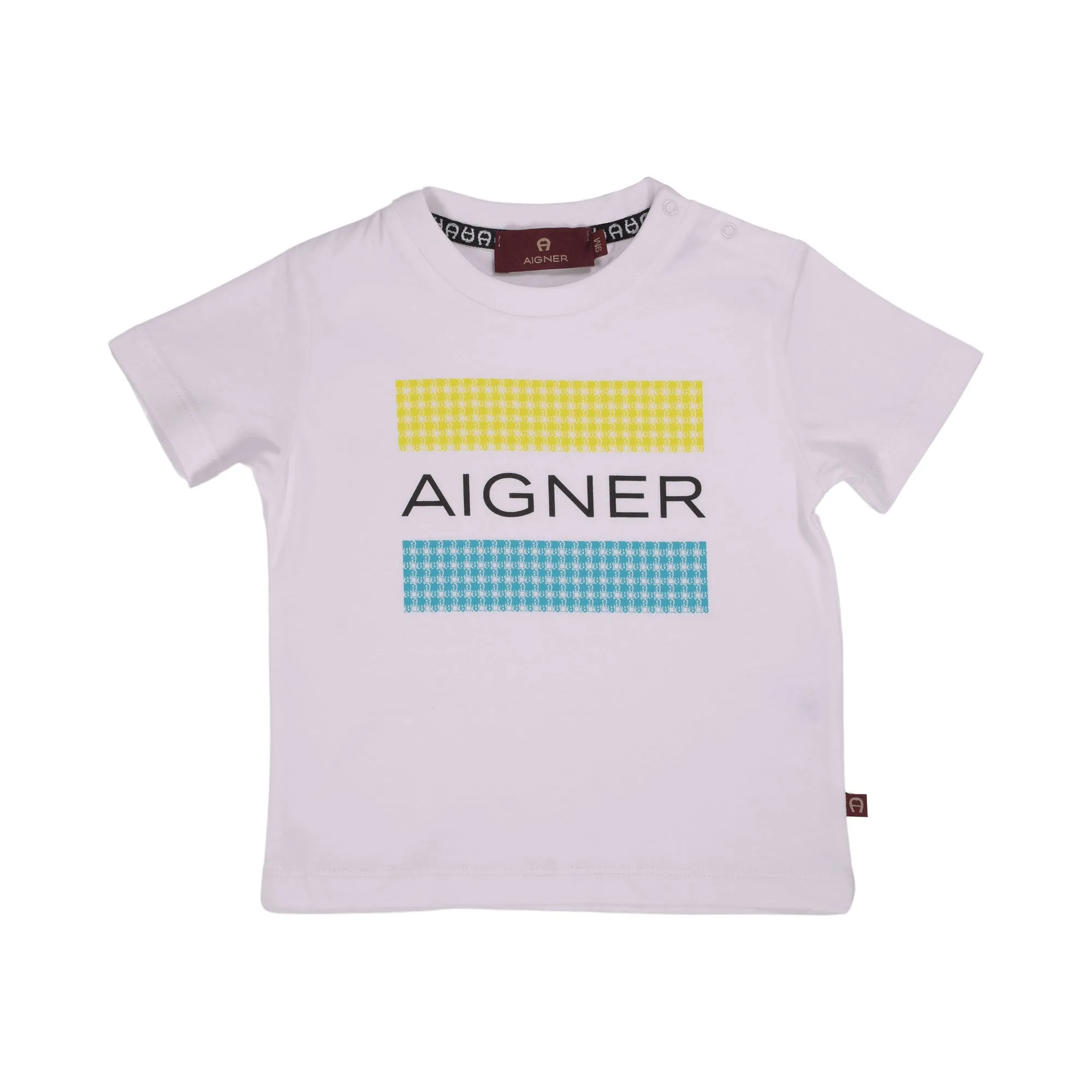 Aigner Kids Boy's White T-Shirt