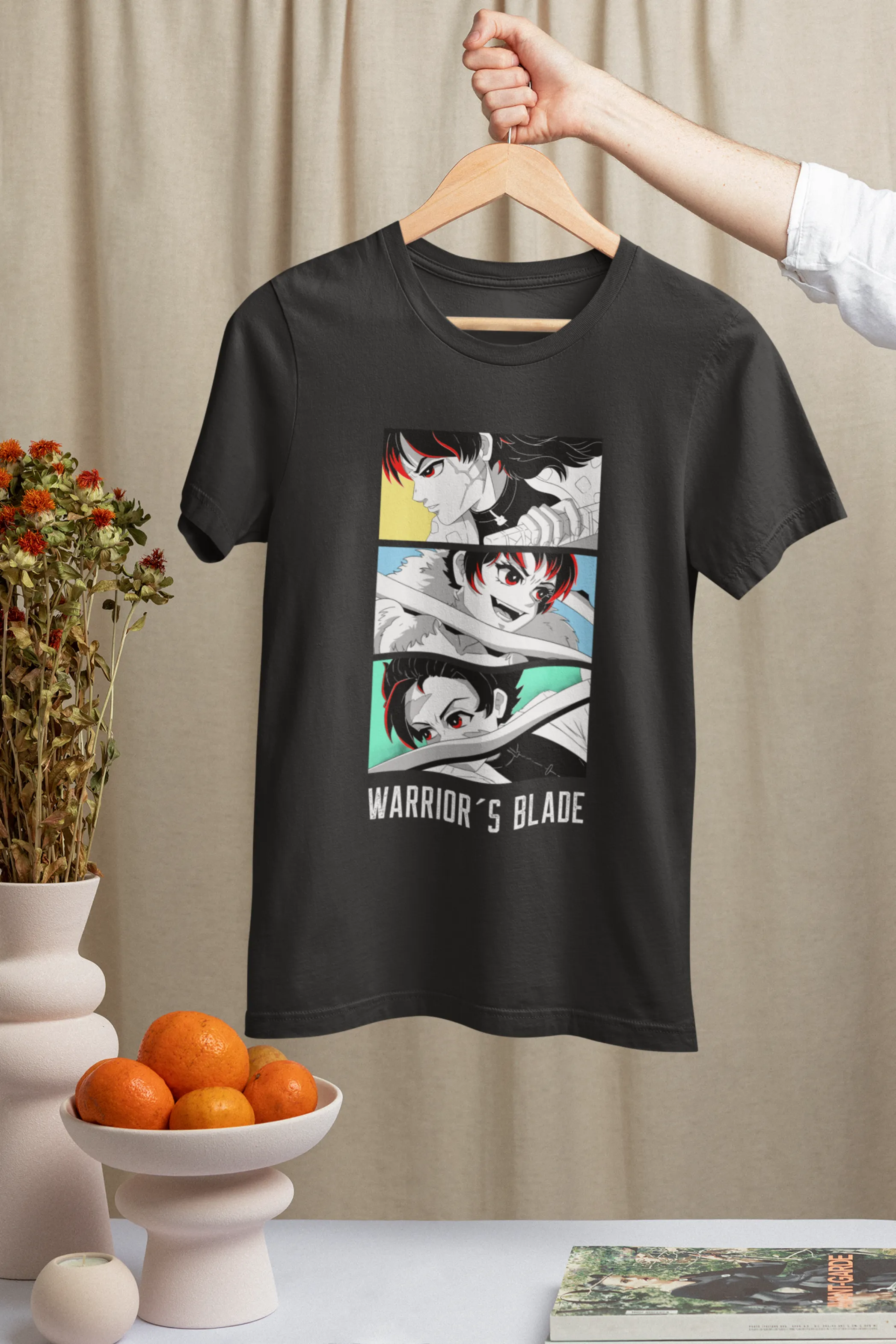 Anime Damon Slayor Printed Oversized T-shirt for Men