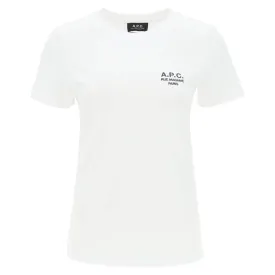 A.P.C. denise t-shirt with logo embroidery