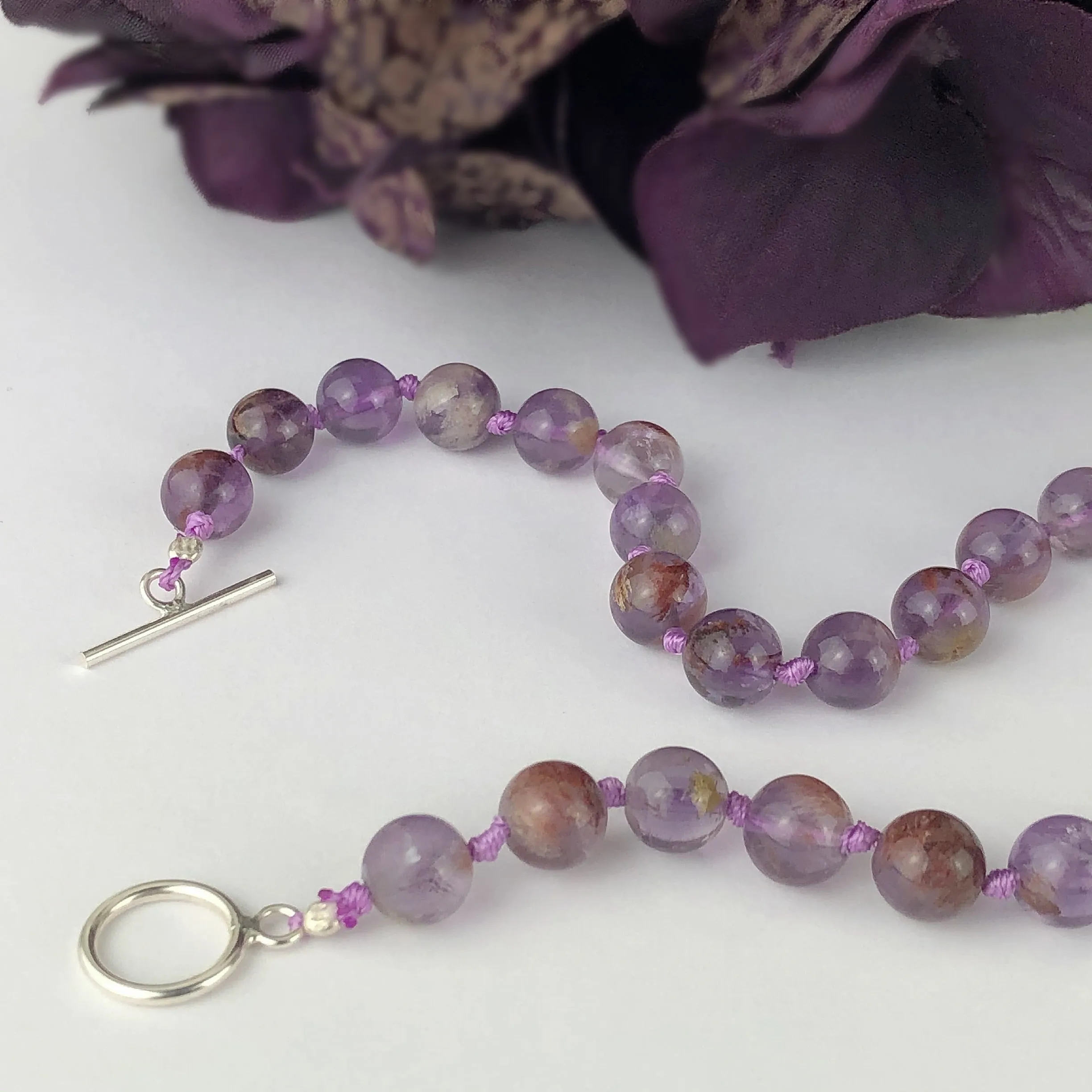 Auralite Bead Necklace - VNKL223