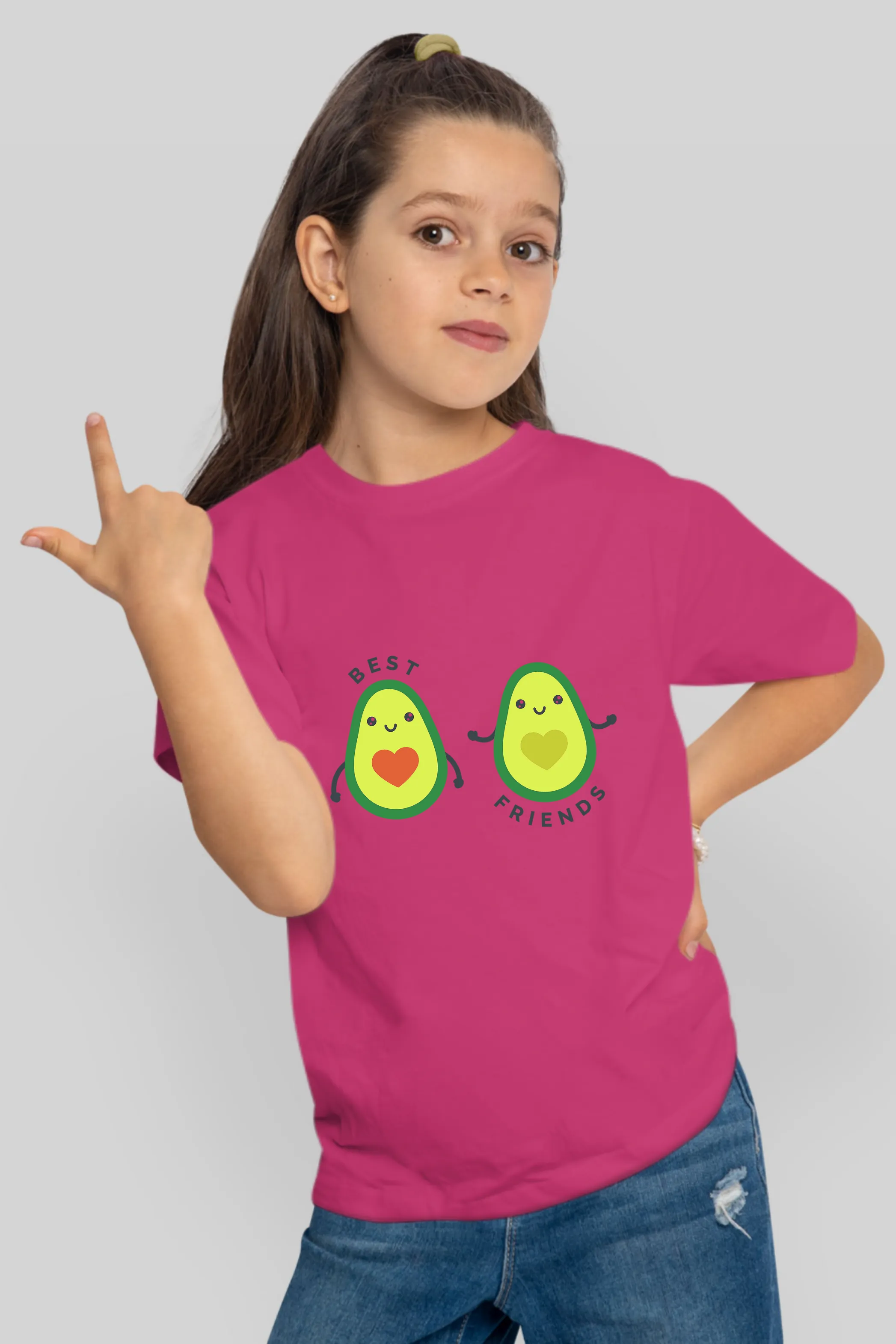 Avocado Friends Printed T-shirt for girl