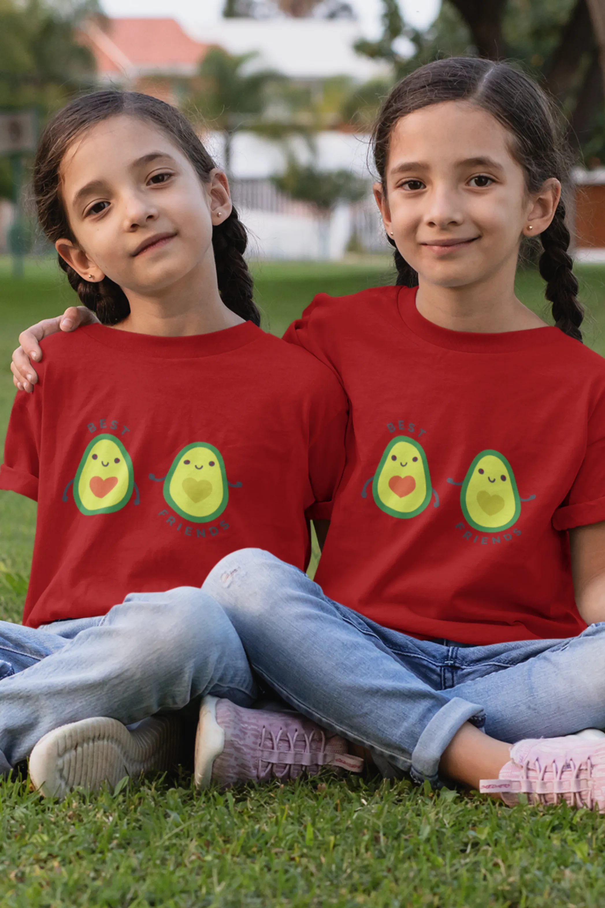 Avocado Friends Printed T-shirt for girl