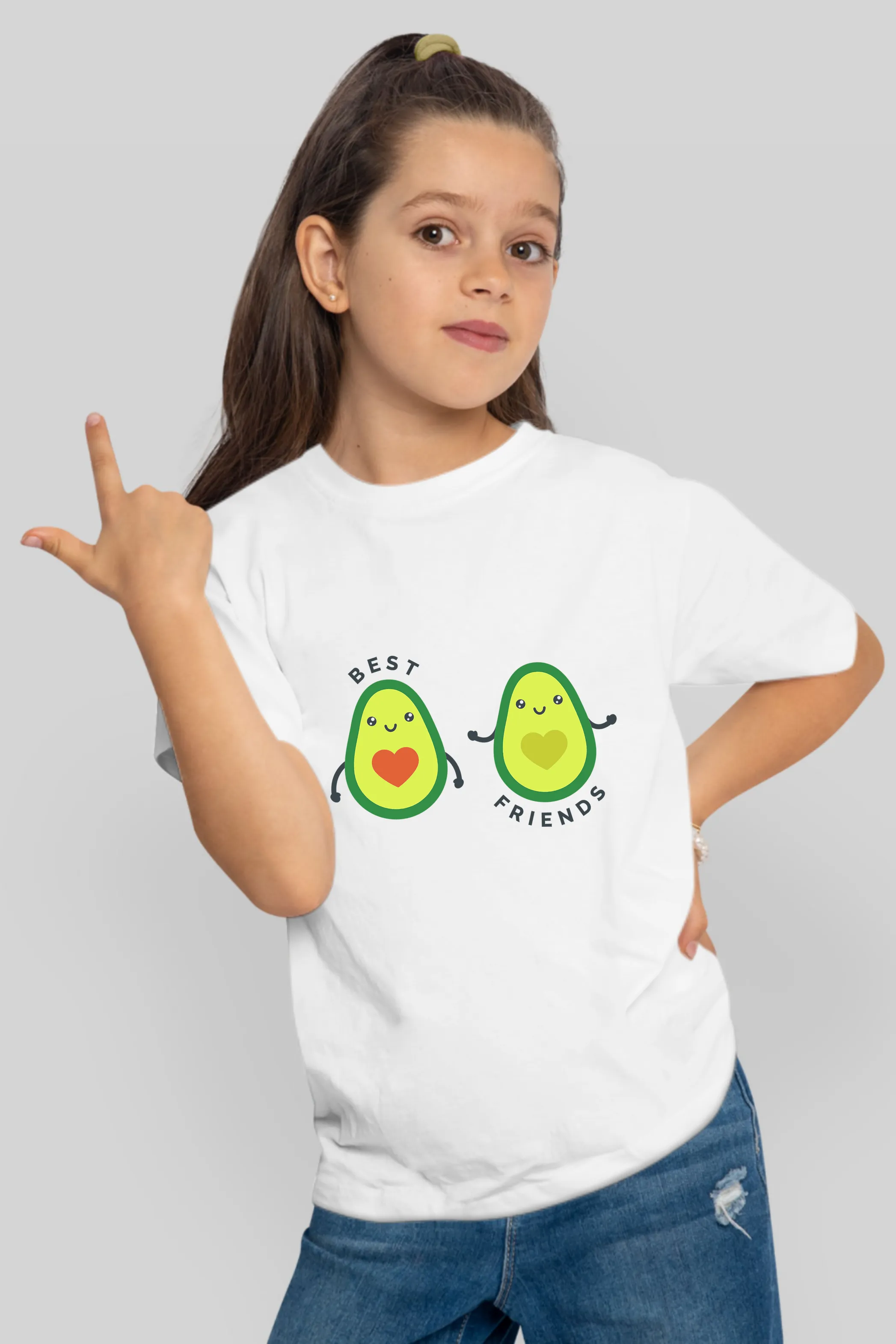 Avocado Friends Printed T-shirt for girl