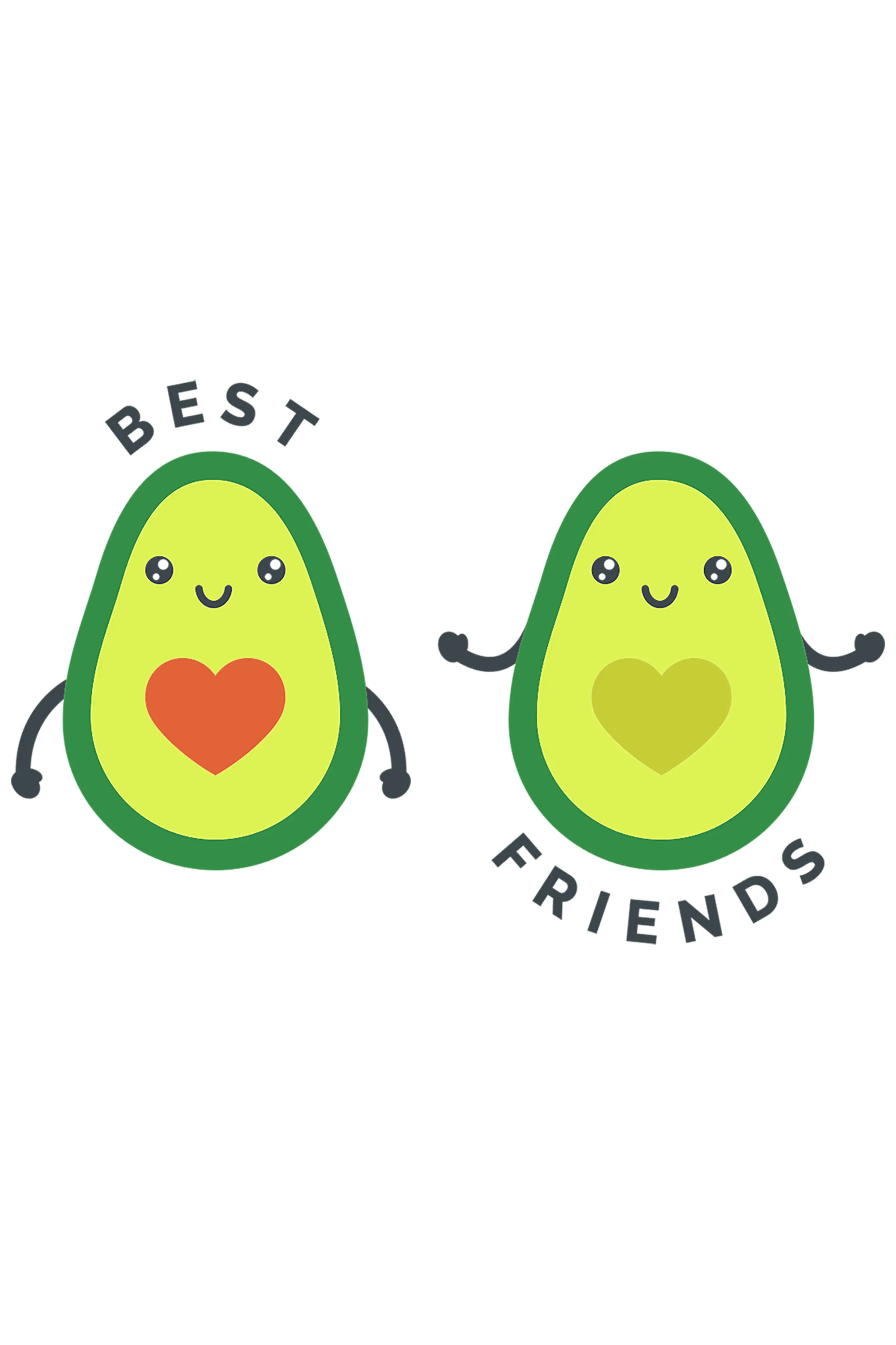 Avocado Friends Printed T-shirt for girl