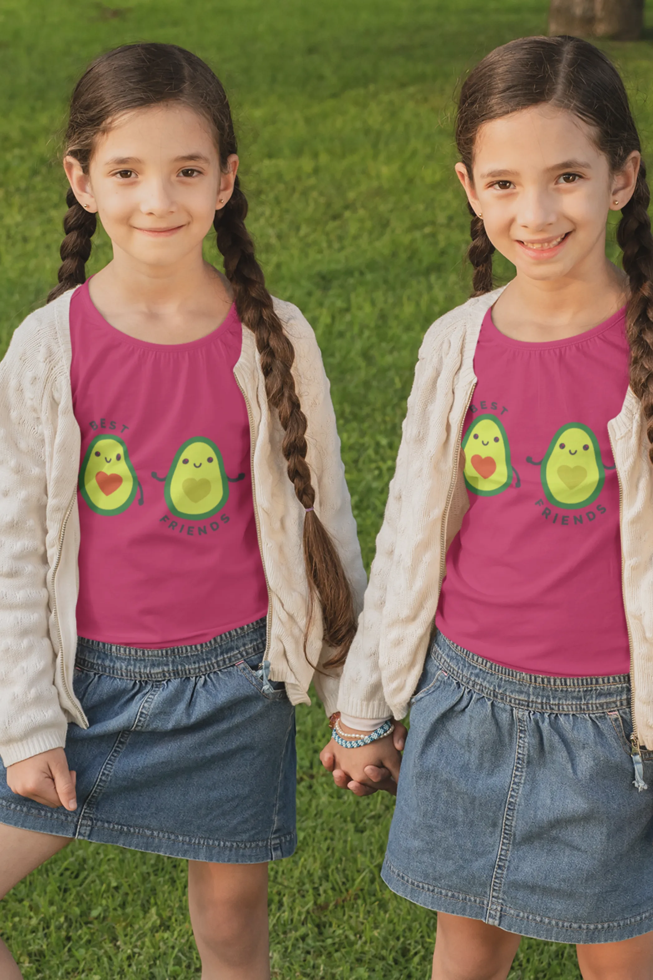 Avocado Friends Printed T-shirt for girl