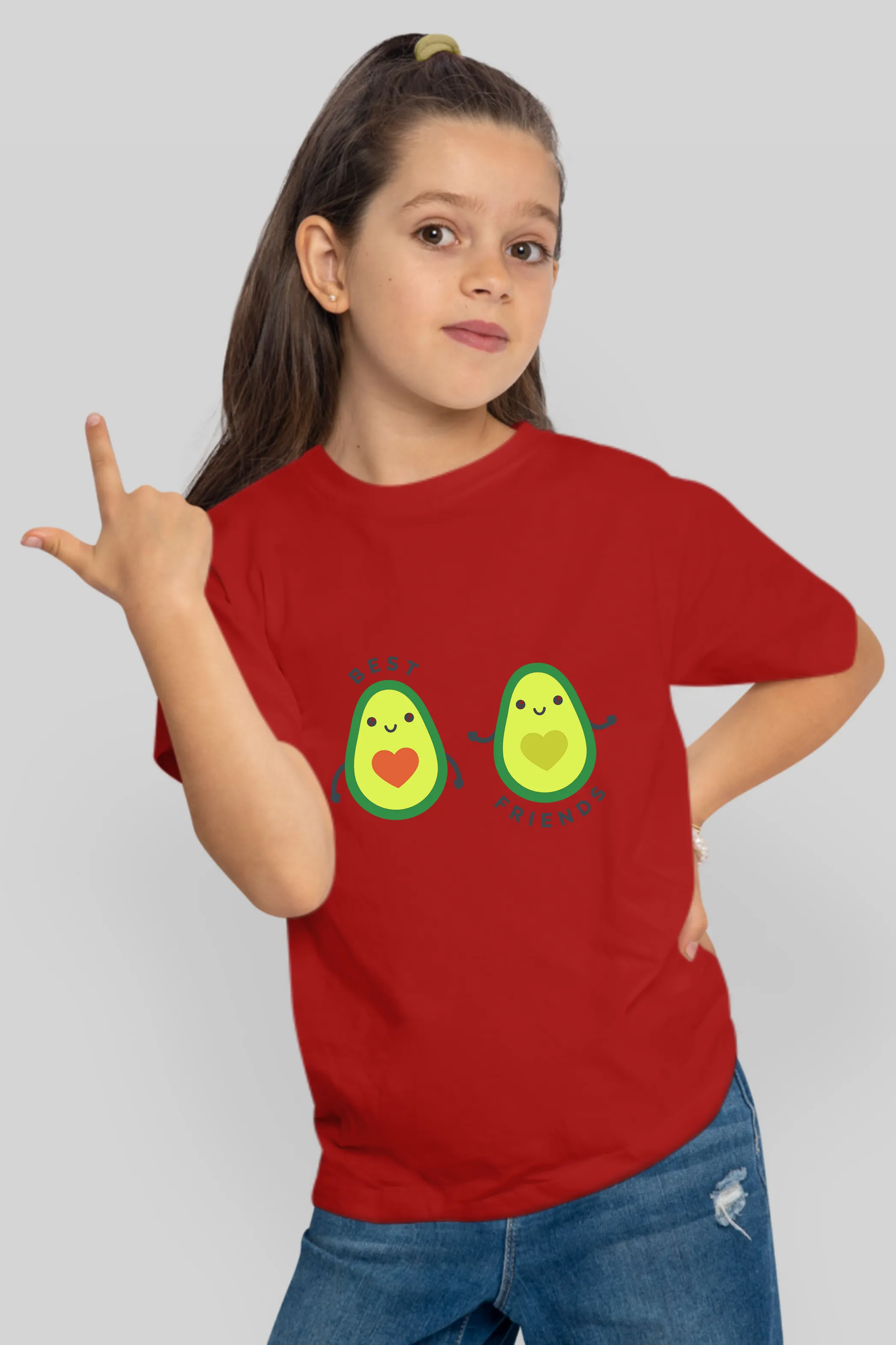 Avocado Friends Printed T-shirt for girl