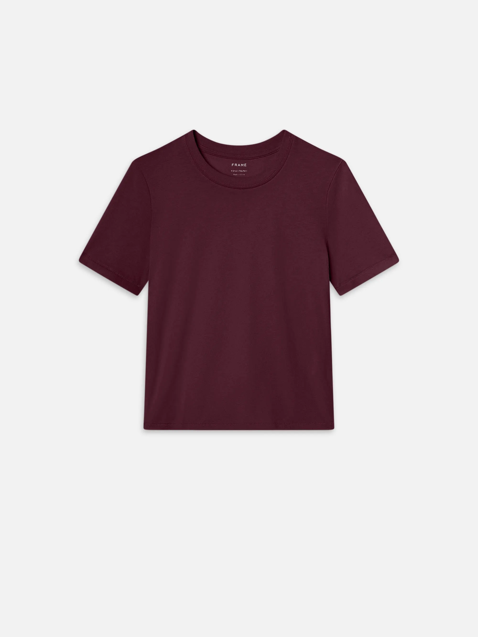 Baby Tee -- Burgundy