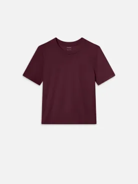 Baby Tee -- Burgundy