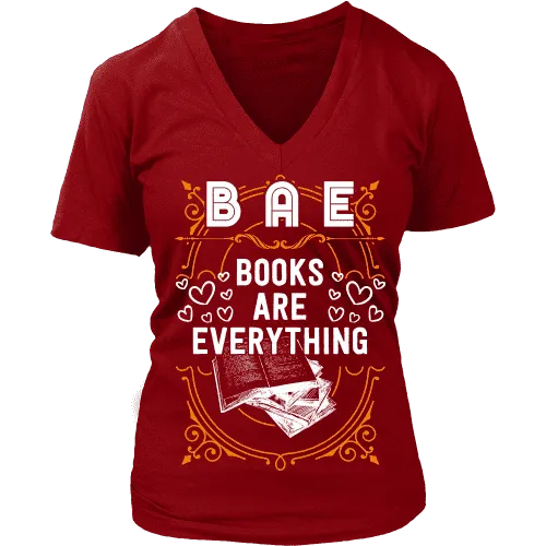 BAE, Books Are Everything V-neck