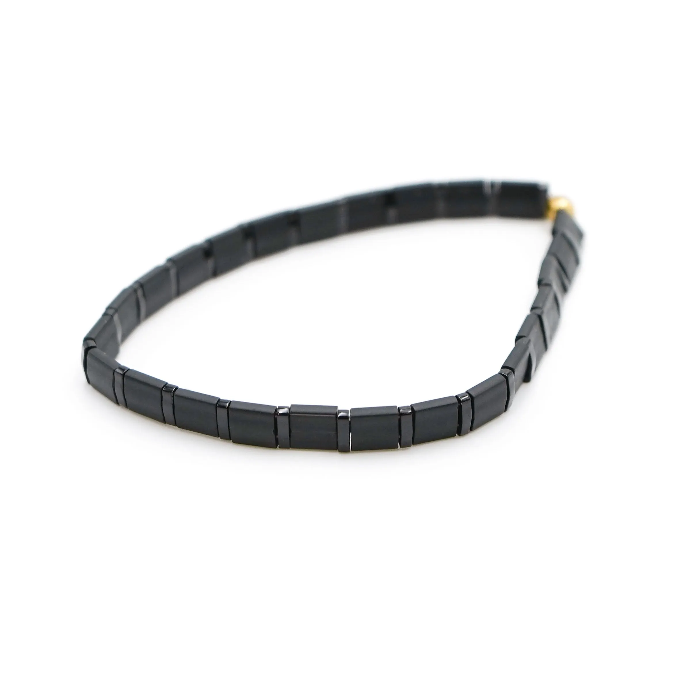 BLACK ICE - Tila Bead Bracelet | Single