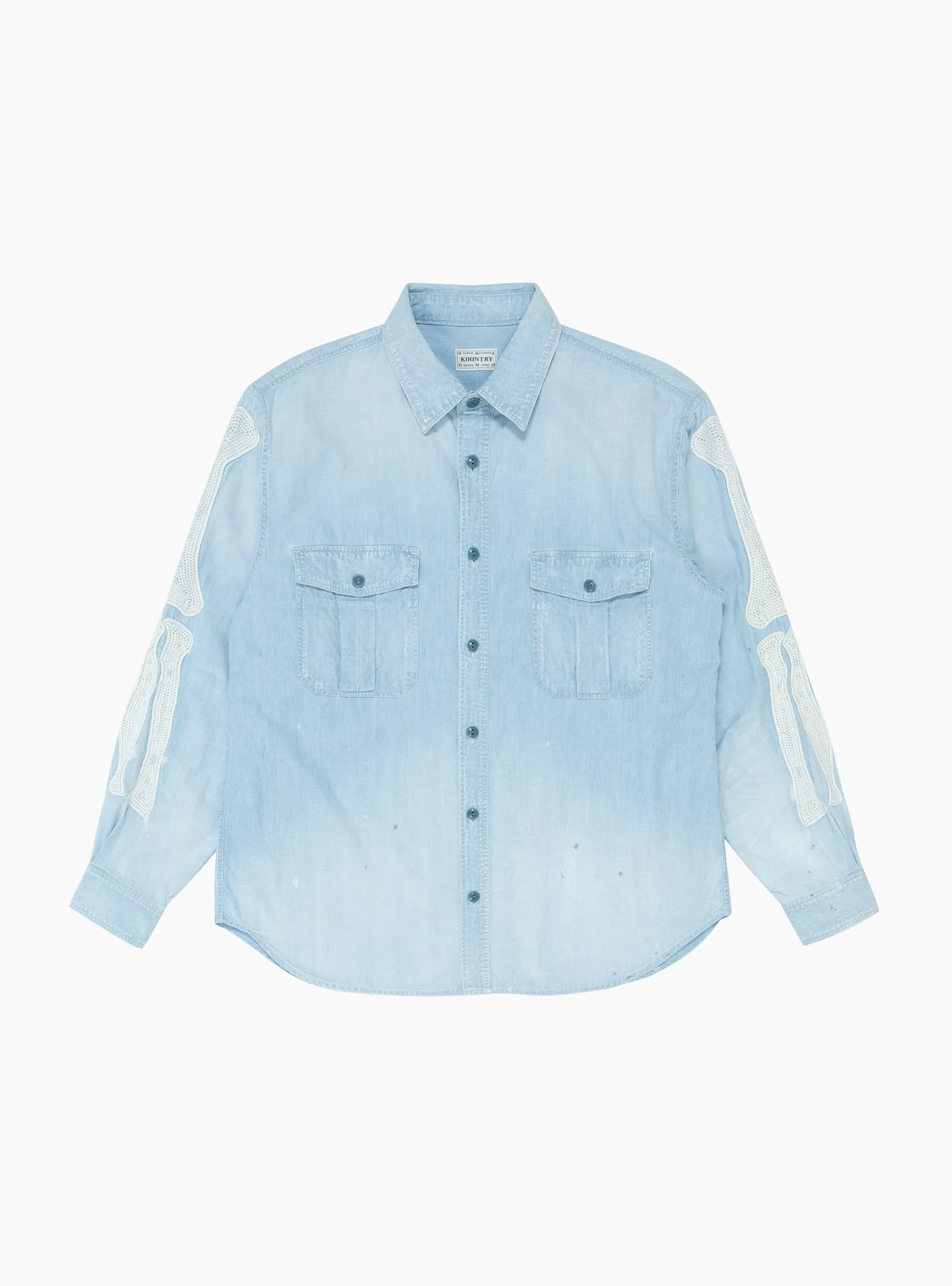 Chambray Work Shirt Sax