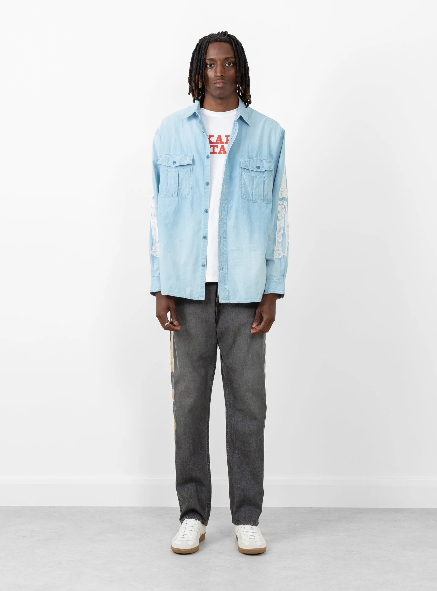 Chambray Work Shirt Sax