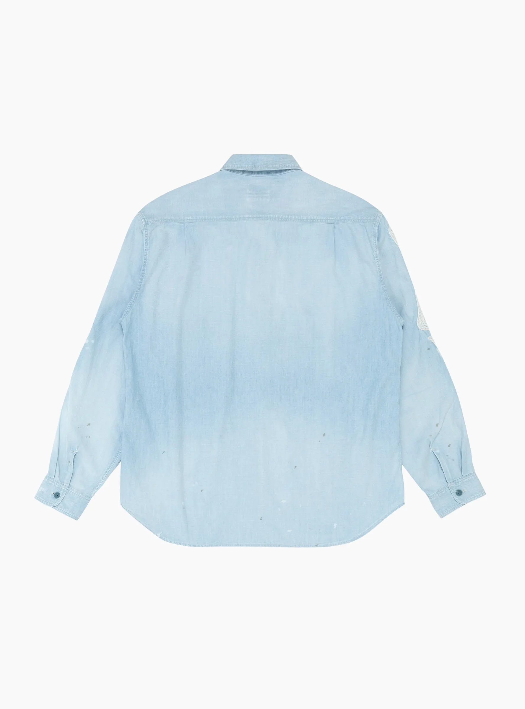 Chambray Work Shirt Sax