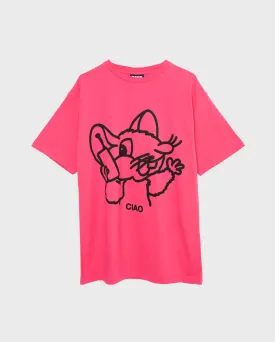 CIAO CIAO T-SHIRT / CHERRY PINK