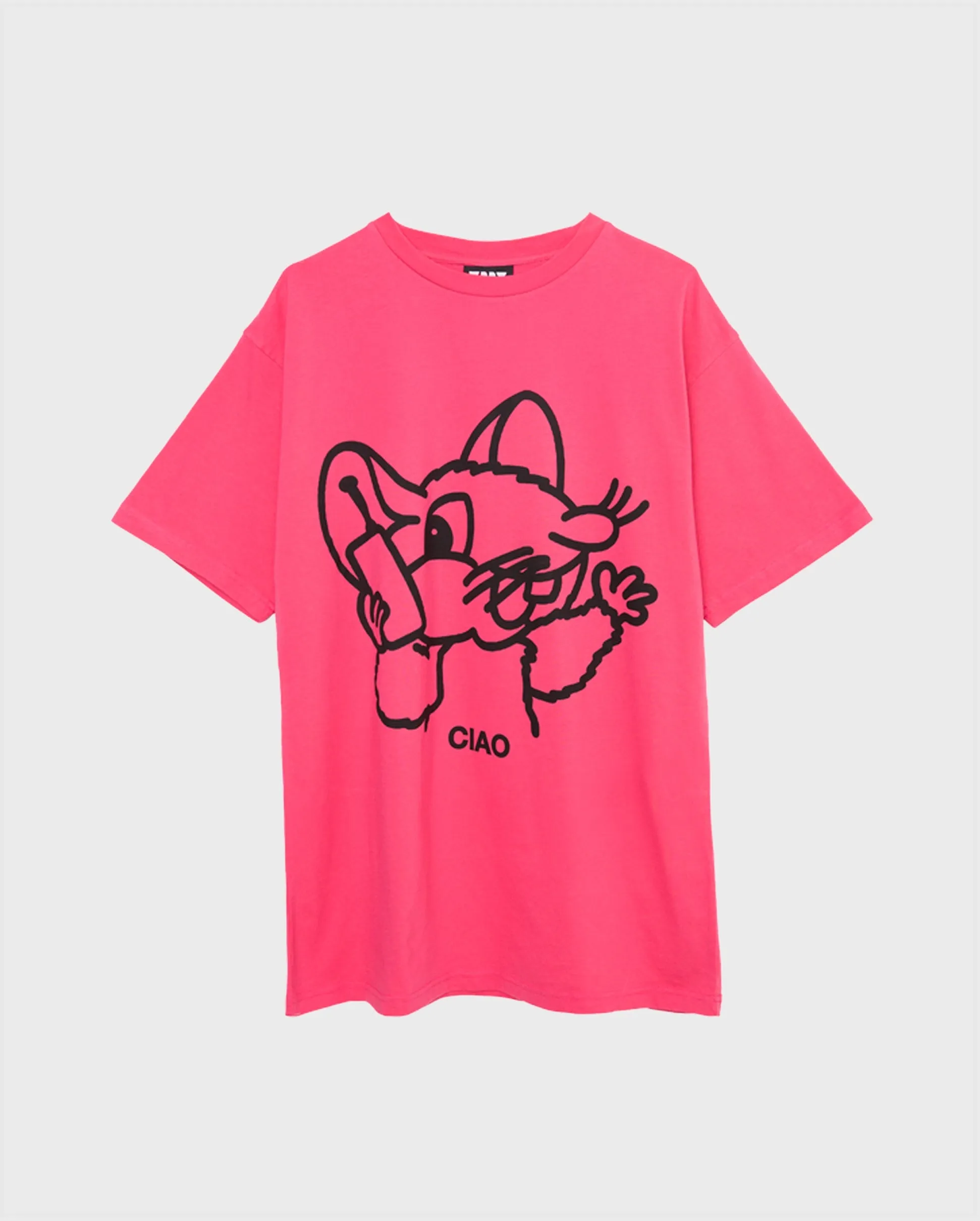 CIAO CIAO T-SHIRT / CHERRY PINK