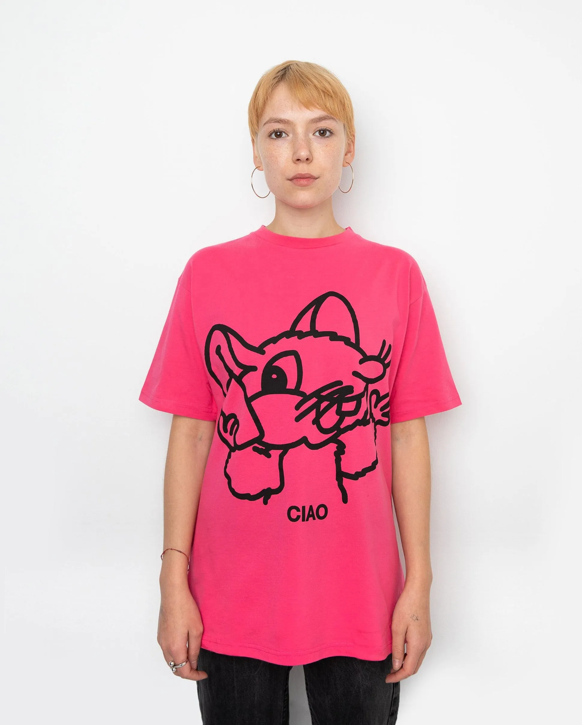 CIAO CIAO T-SHIRT / CHERRY PINK