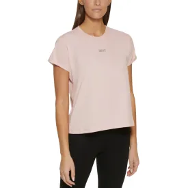 DKNY - Metallic Bubble Logo Knot Front T-Shirt