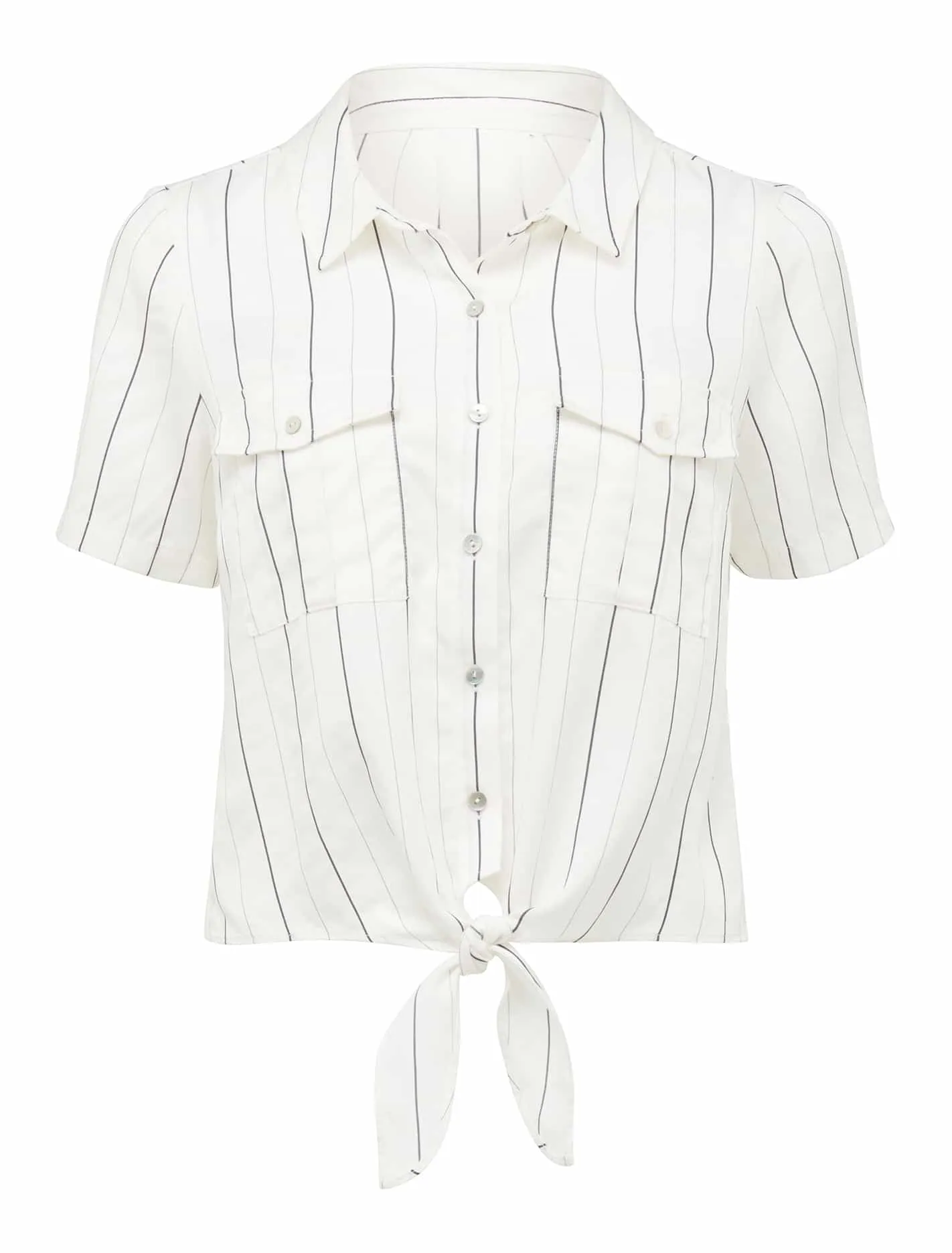 Eden Knot Front Stripe Shirt