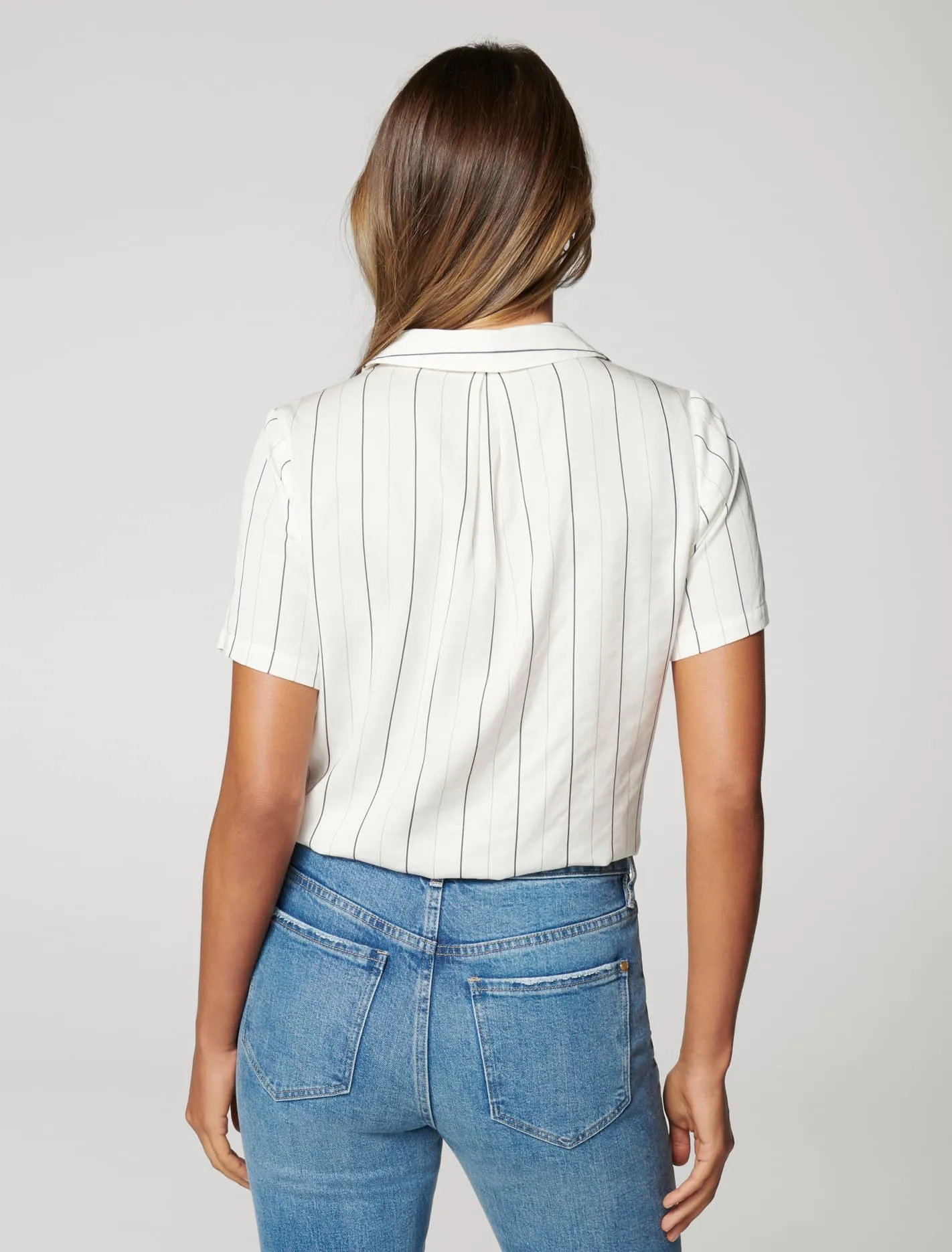 Eden Knot Front Stripe Shirt