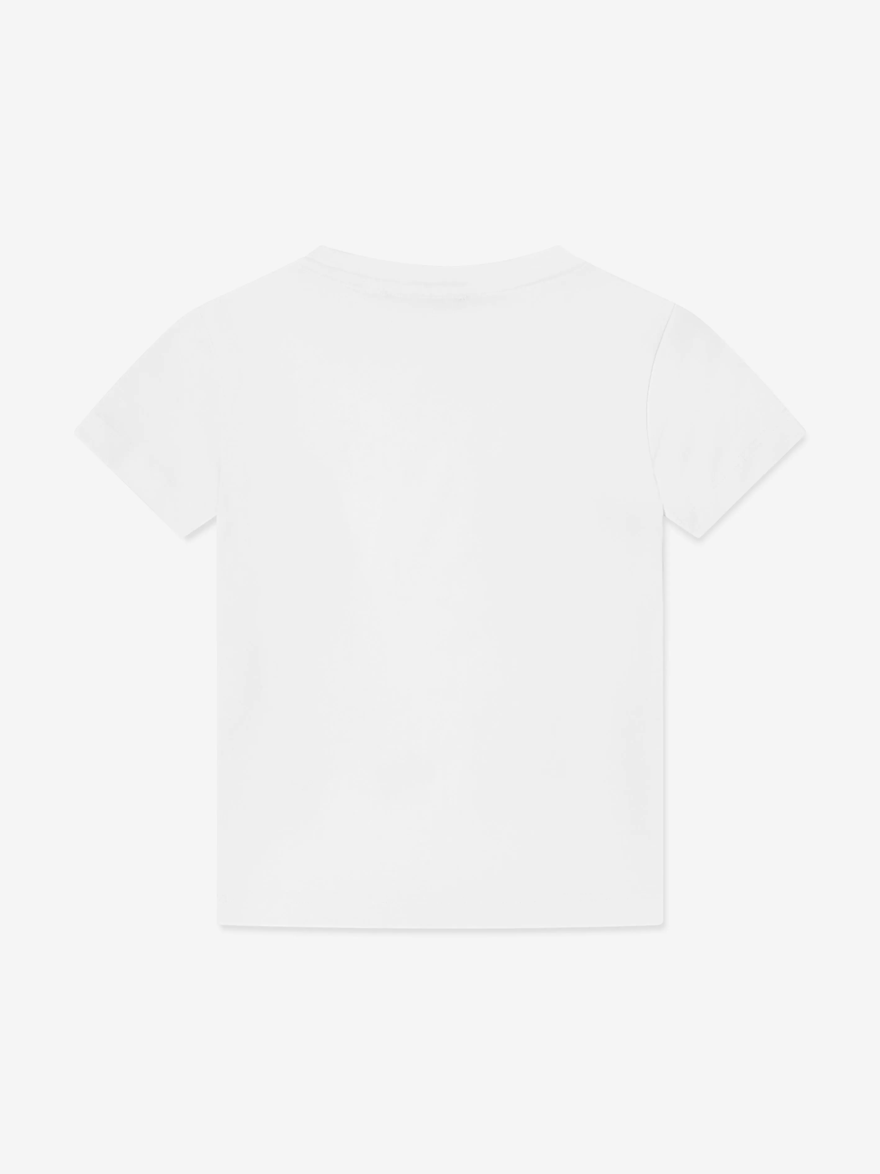 Emporio Armani Girls Large Logo T-Shirt In White