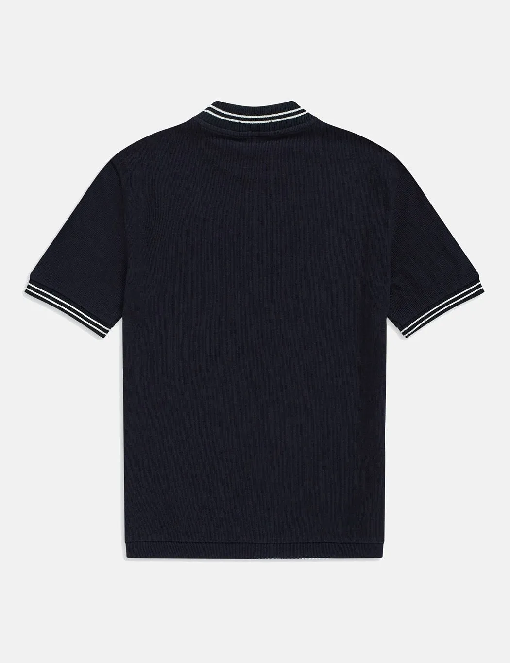 Fred Perry Reissue Crew Neck Pique T-Shirt - Navy Blue