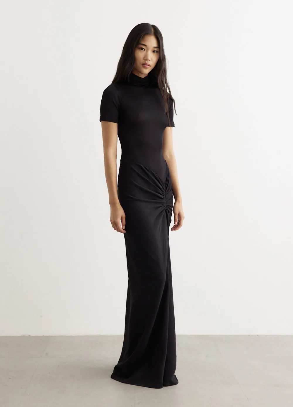 Fusion Ruched T-Shirt Gown