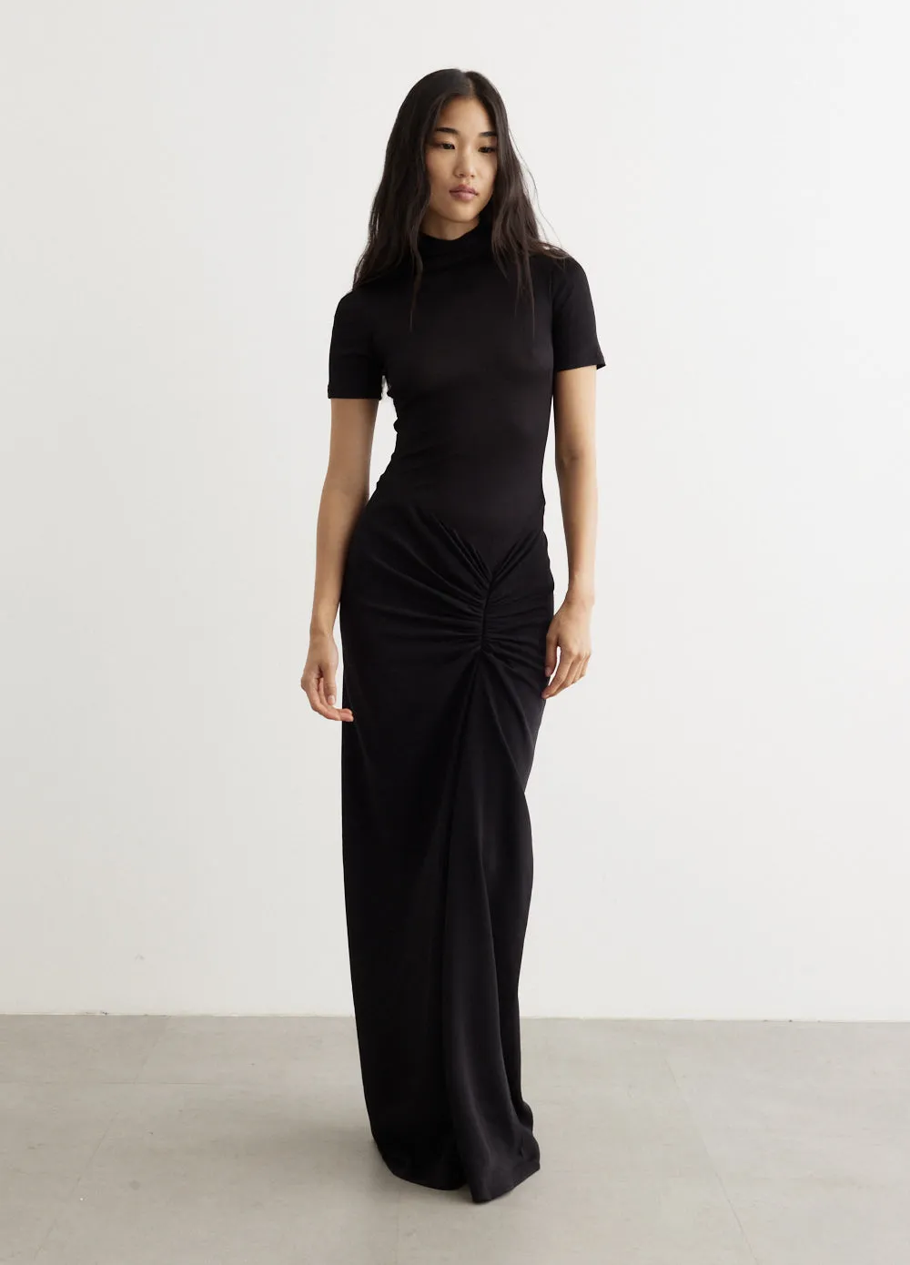 Fusion Ruched T-Shirt Gown