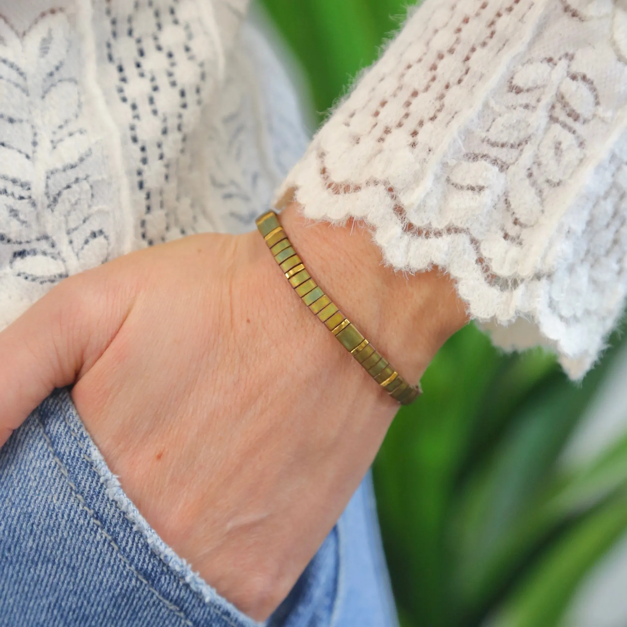 GRASSLANDS - Tila Bead Bracelet | Single