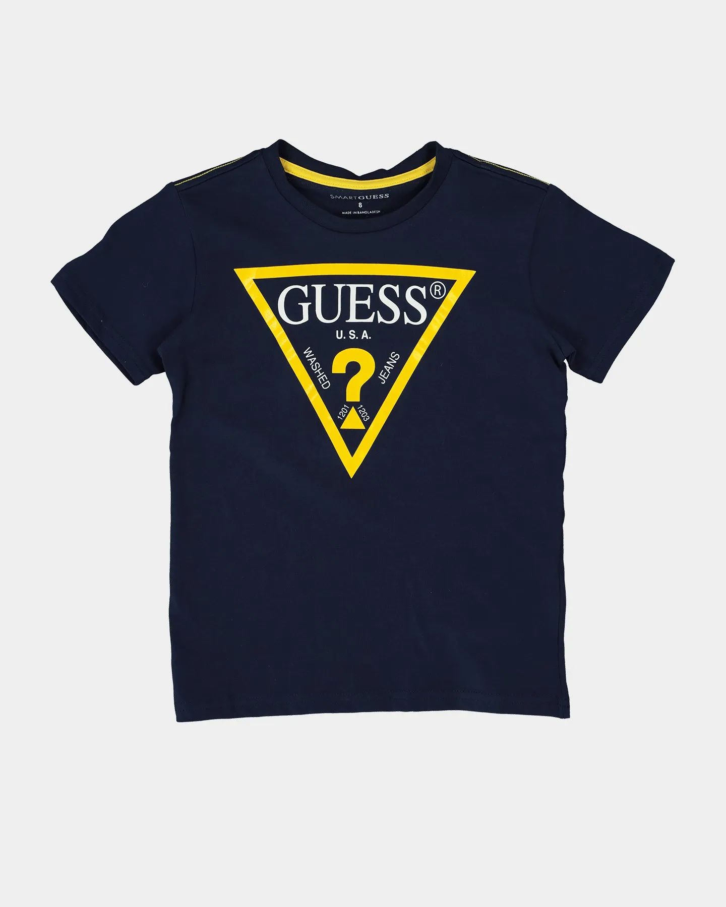 Guess Mainline Kid's Core Short Sleeve T-Shirt Deck Blue