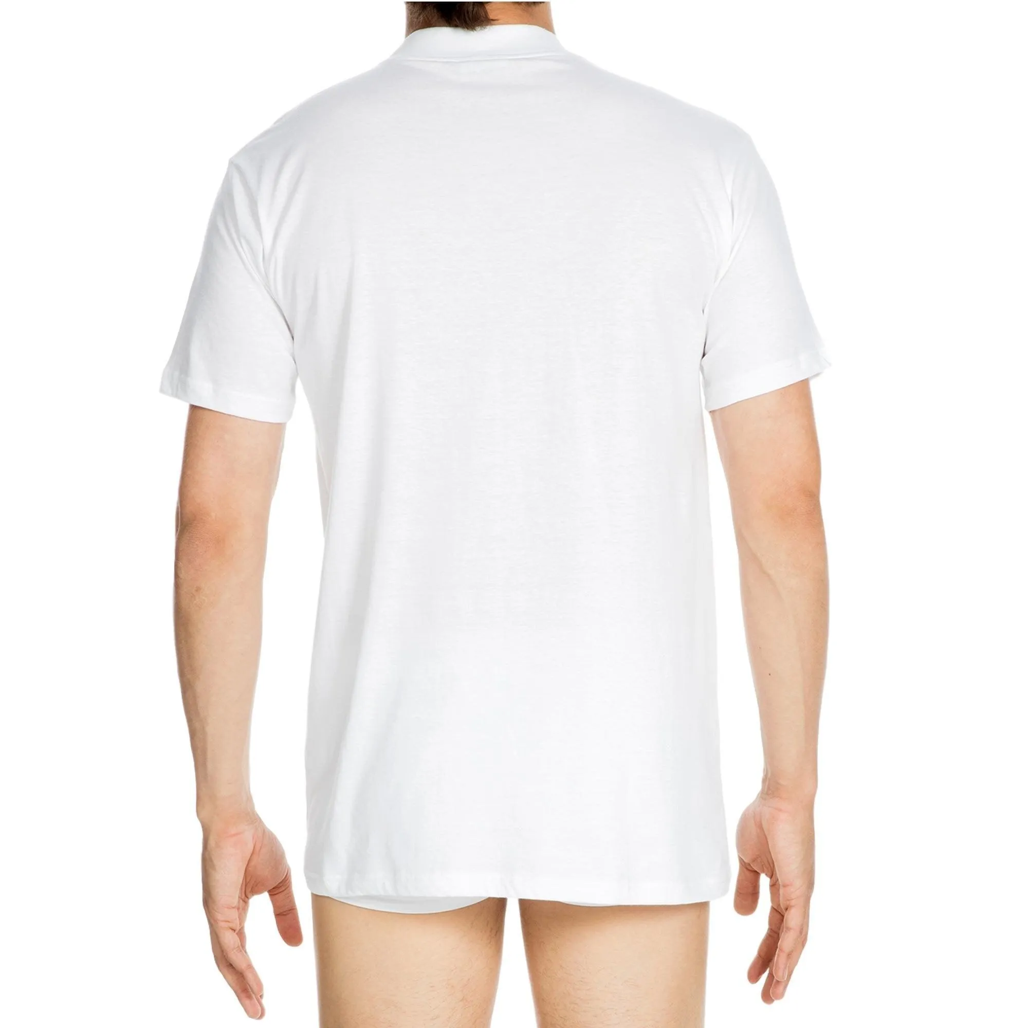 HOM Harro White Crew Neck T Shirt