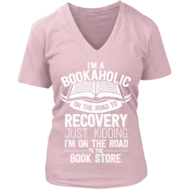 I'm a Bookaholic V-neck