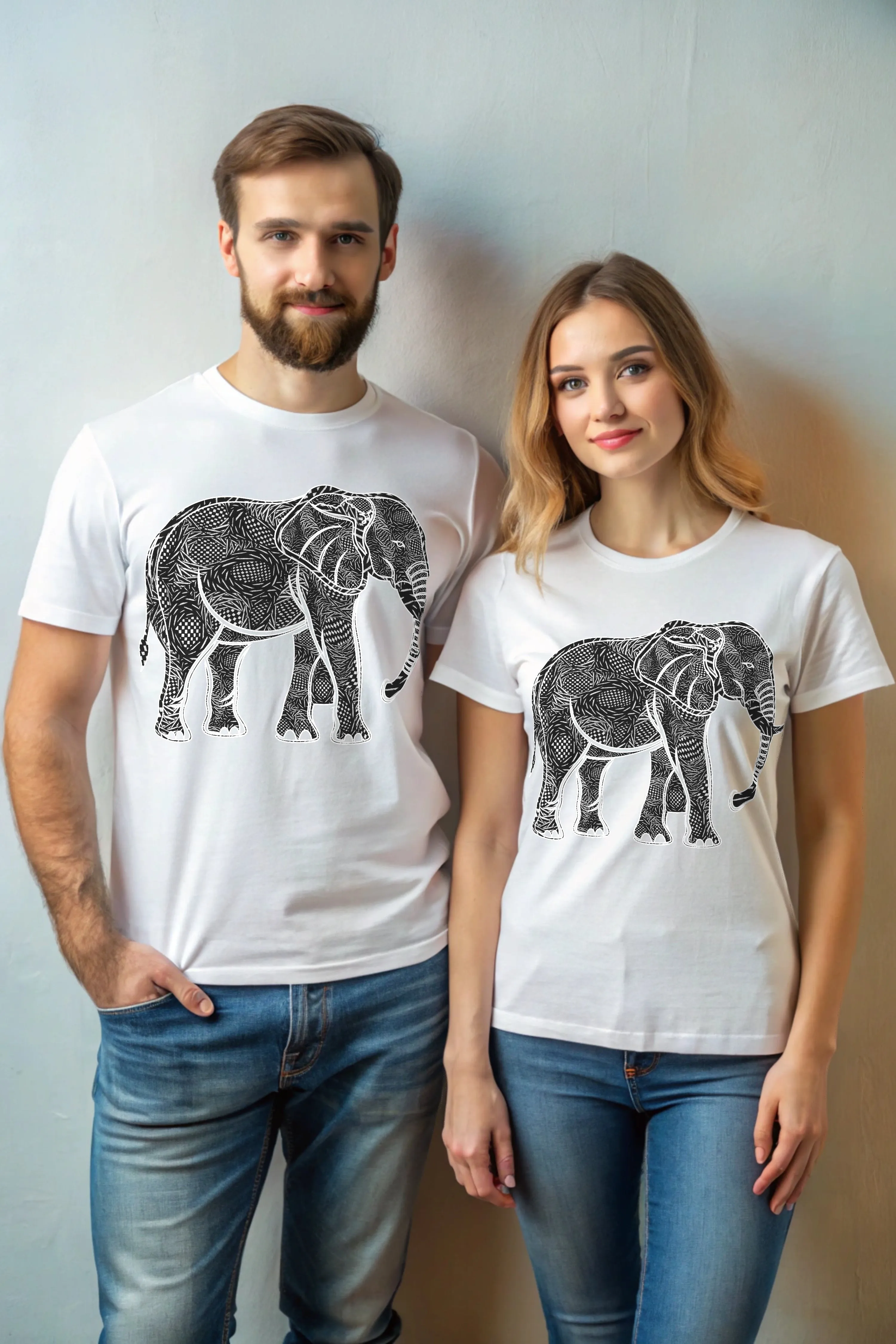 Ink Tusker Unisex T-Shirt - 100% Cotton Crewneck Half Sleeve