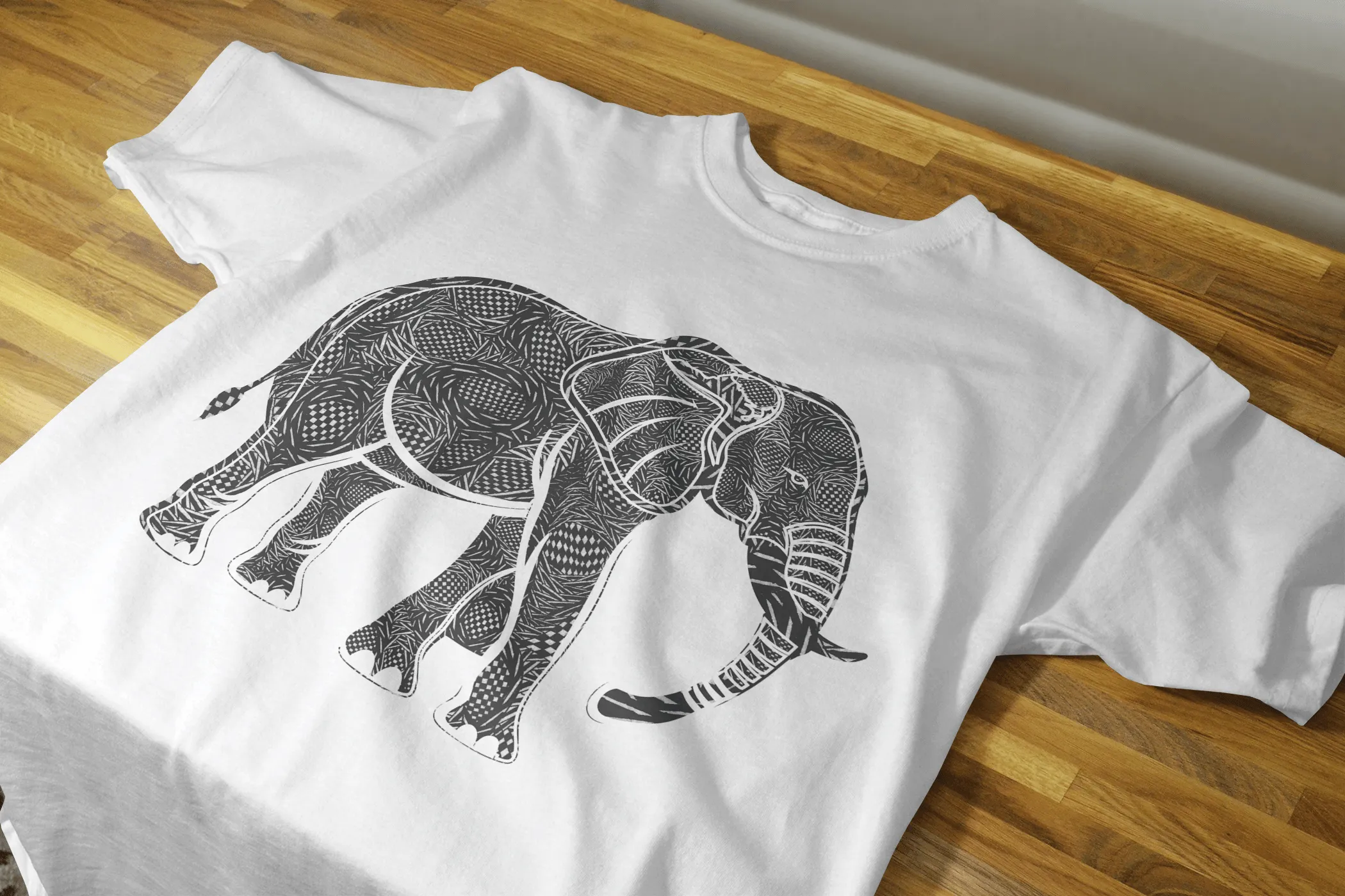 Ink Tusker Unisex T-Shirt - 100% Cotton Crewneck Half Sleeve