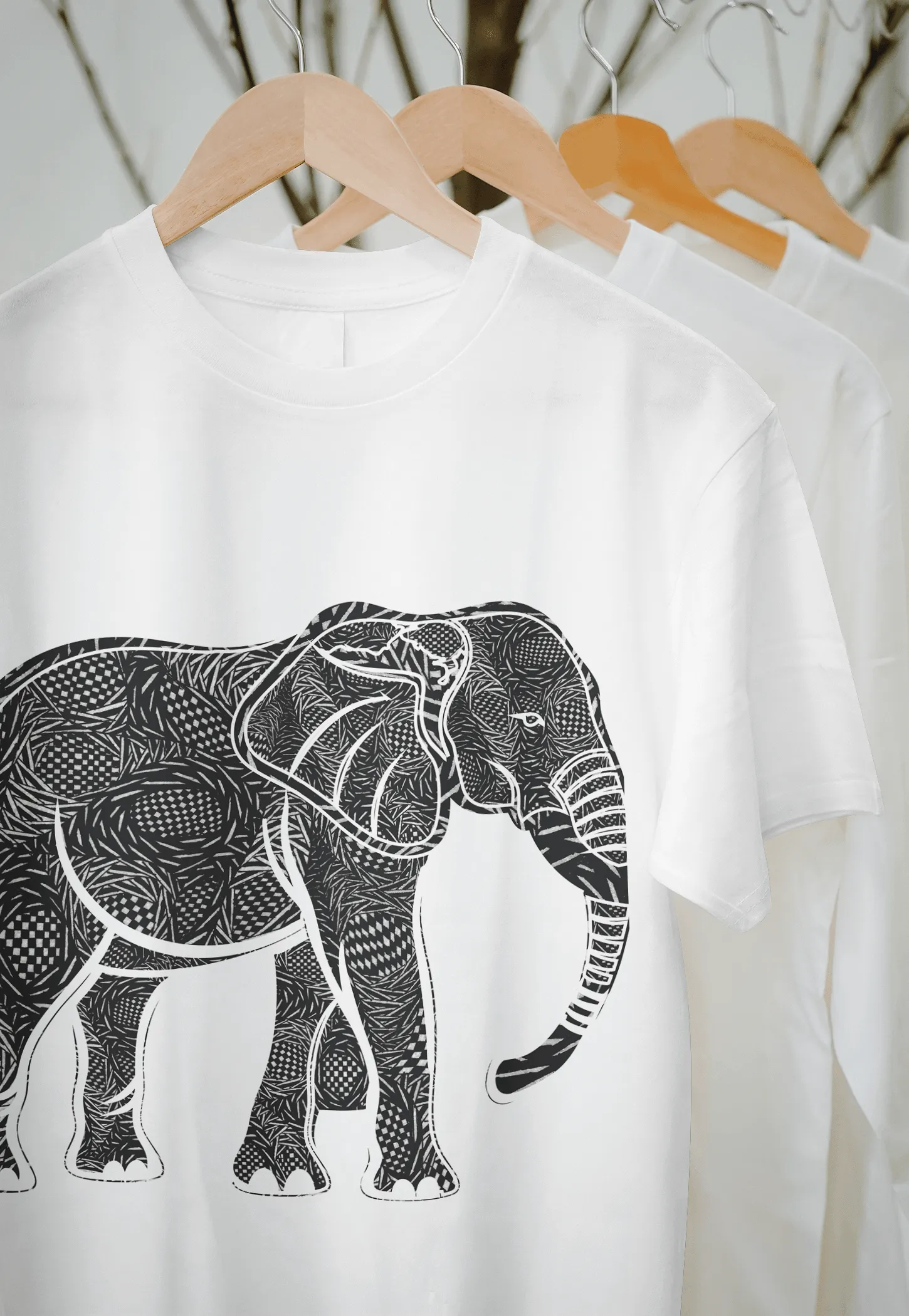 Ink Tusker Unisex T-Shirt - 100% Cotton Crewneck Half Sleeve