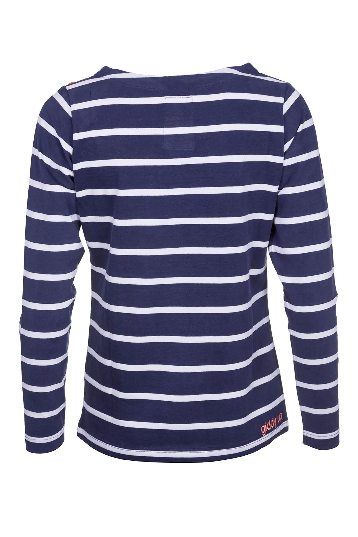 Ladies Striped Long Sleeve Top - Haxby