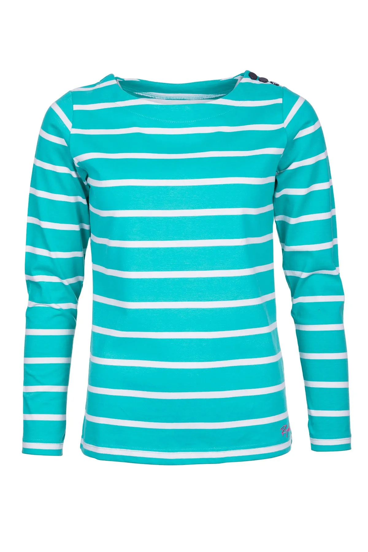 Ladies Striped Long Sleeve Top - Haxby