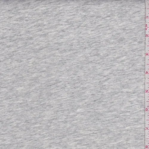 Light Heather Grey T-Shirt Knit Fabric