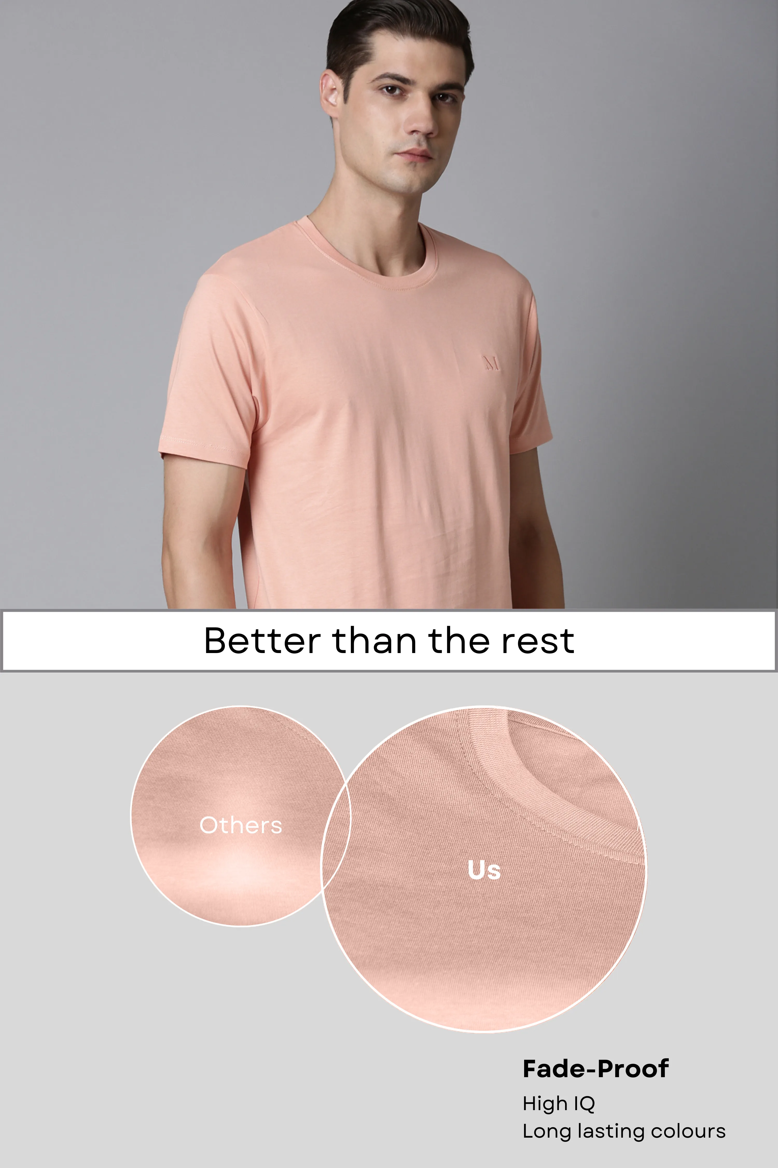 Light orange Cotton IQ Basics