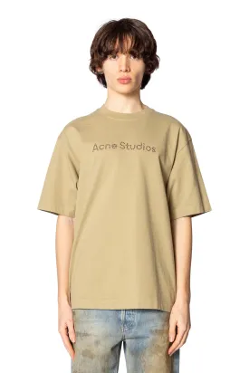 LOGO T-SHIRT - RELAXED FIT SAND BEIGE