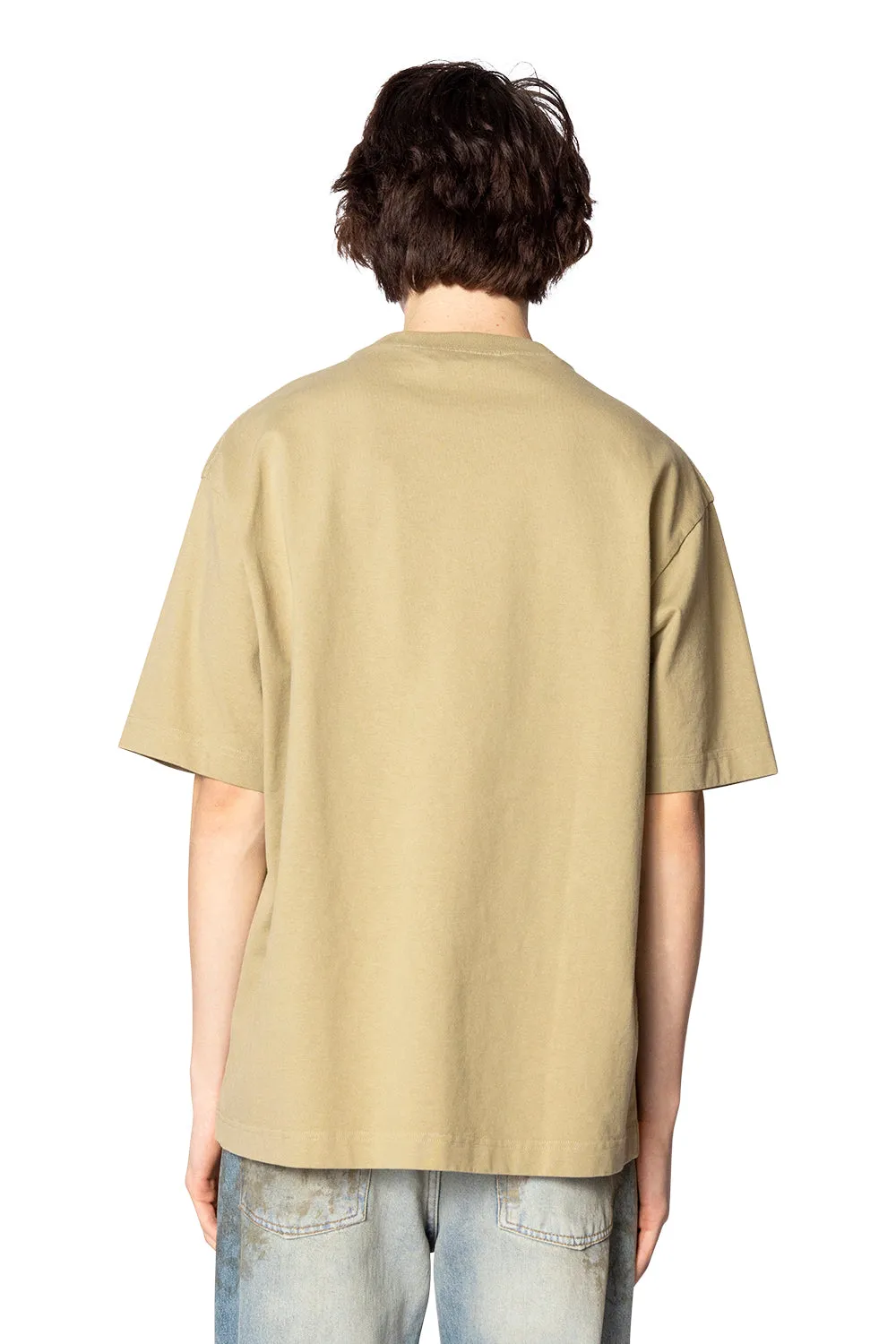 LOGO T-SHIRT - RELAXED FIT SAND BEIGE