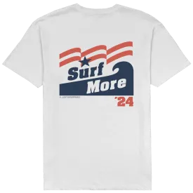 Lost Surf More Tee-White