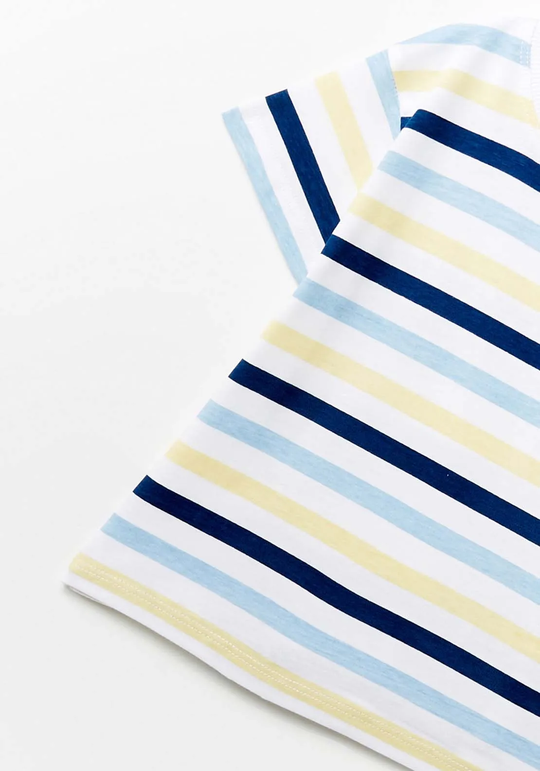 Multi Striped T-Shirts - Yellow