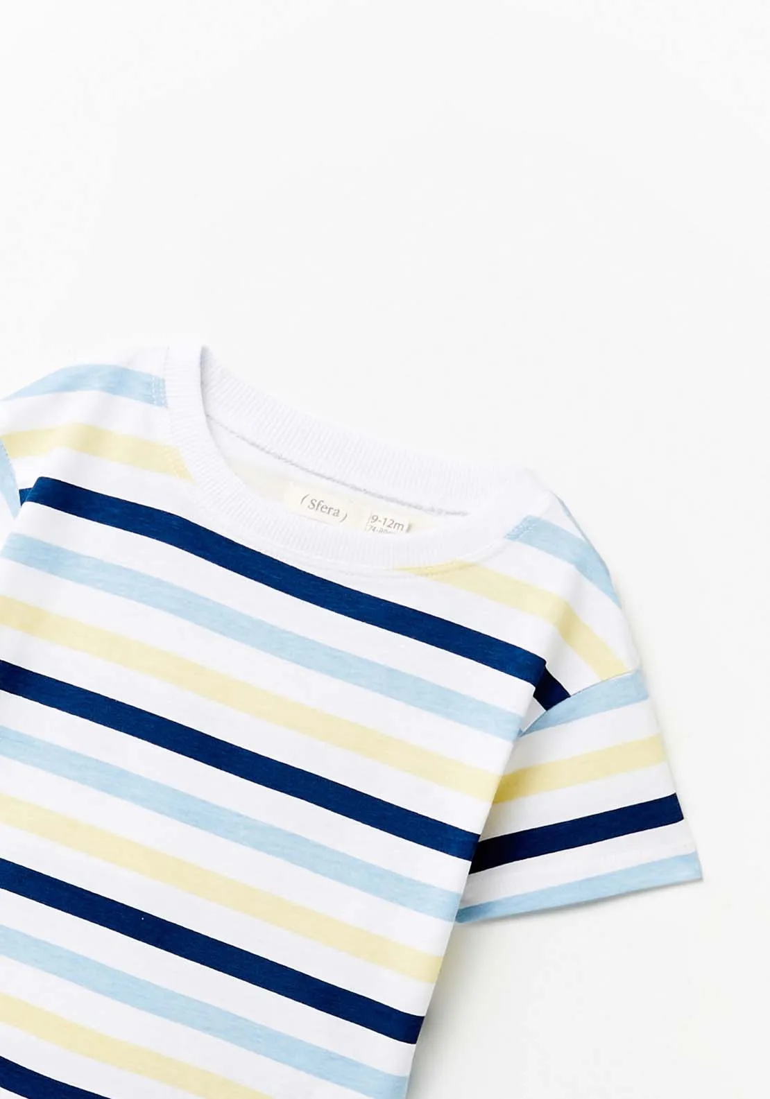 Multi Striped T-Shirts - Yellow