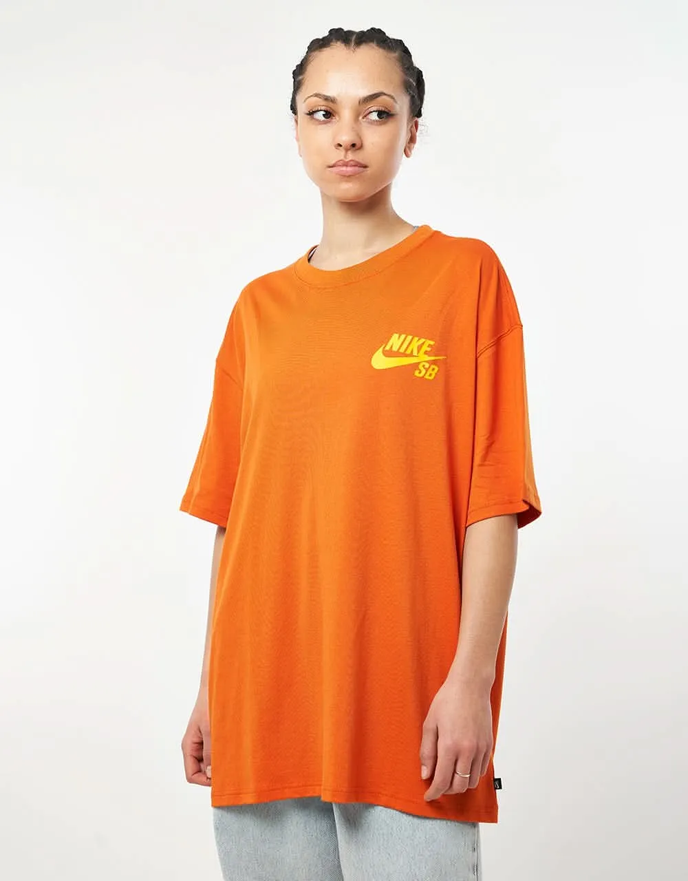 Nike SB Logo T-Shirt - Campfire Orange