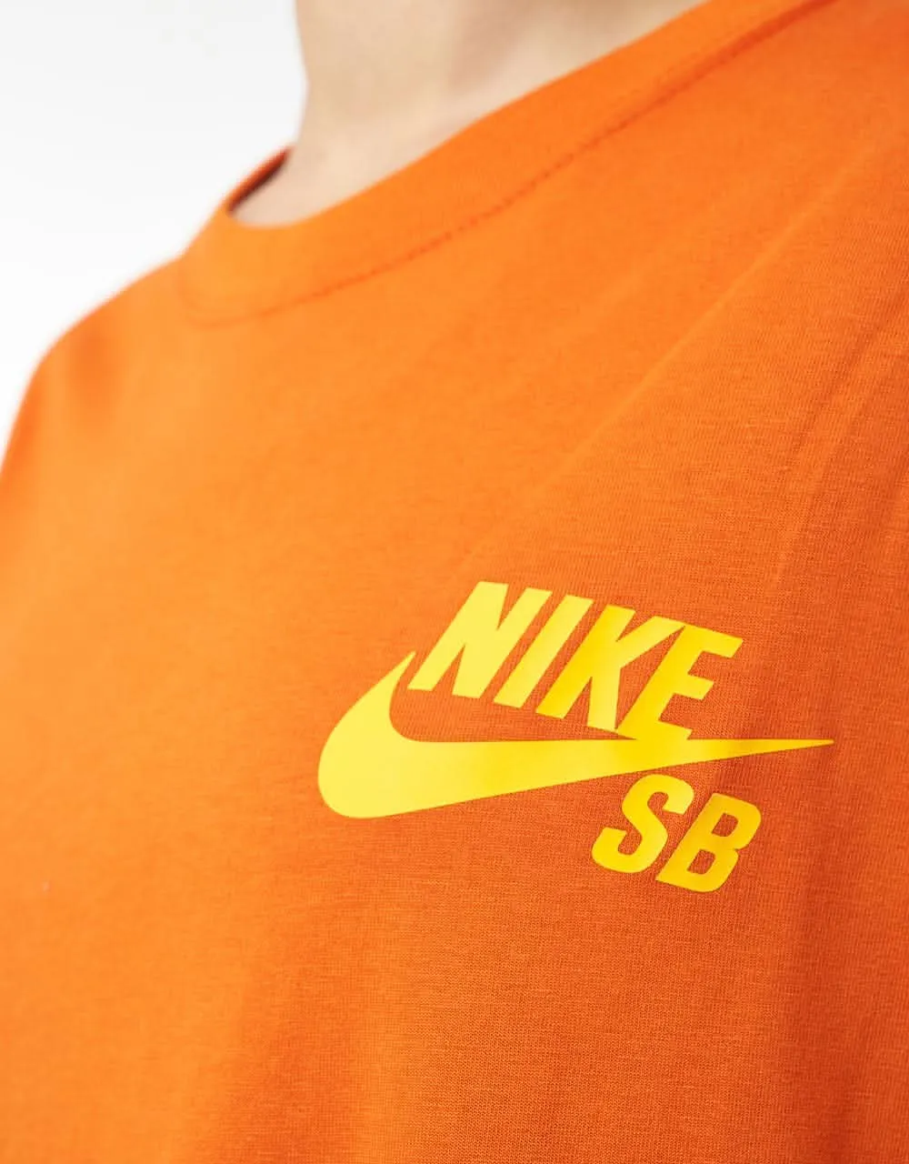 Nike SB Logo T-Shirt - Campfire Orange