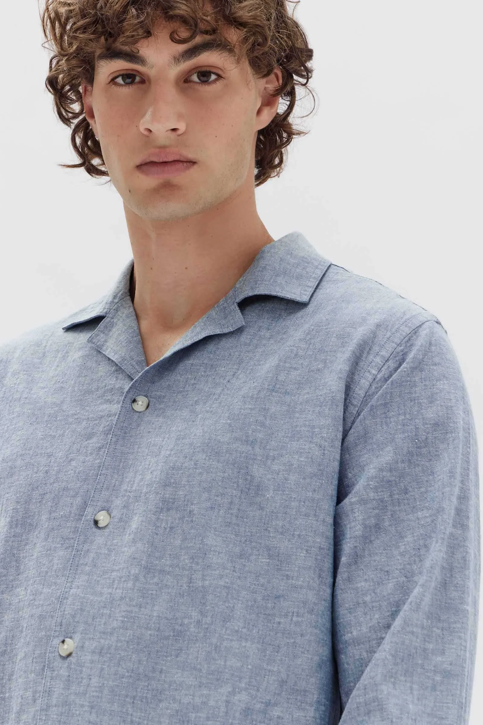 Noah Chambray Shirt