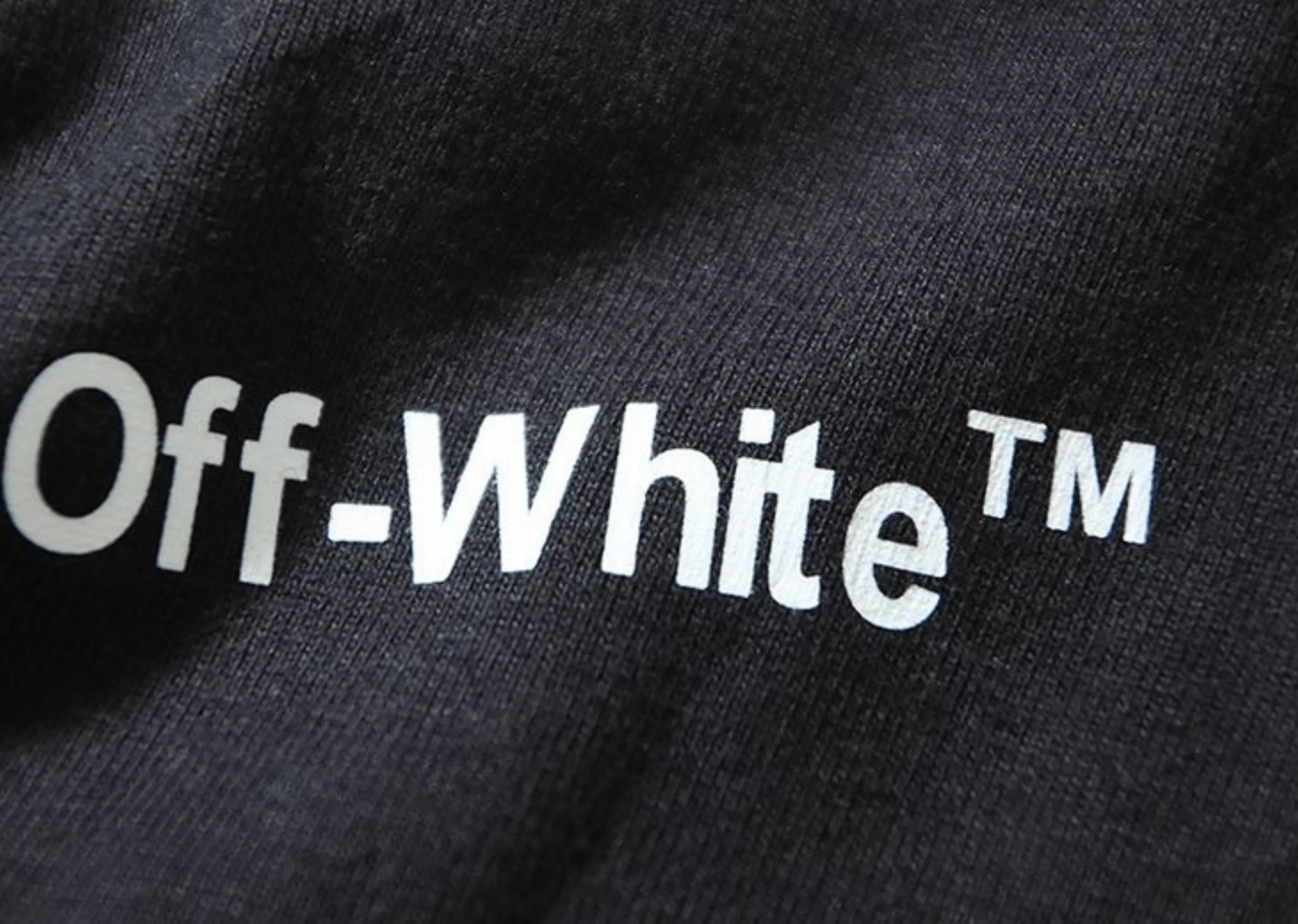 OFF-WHITE - PRINTED LOGO BLACK T-SHIRT