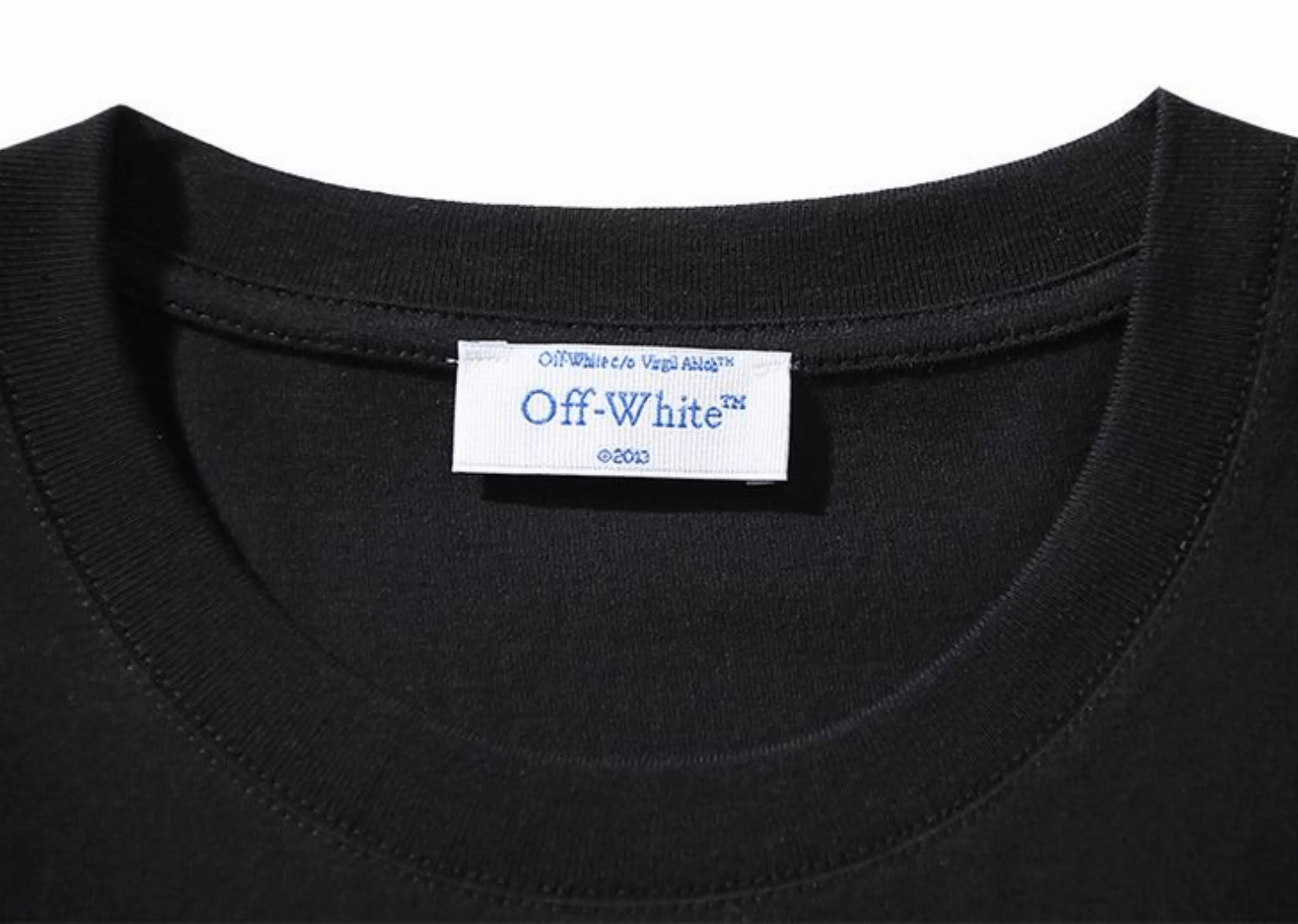 OFF-WHITE - PRINTED LOGO BLACK T-SHIRT